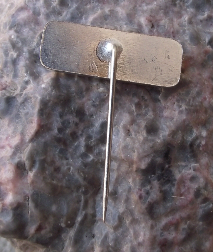 Vintage Tesla Holesovice SHC Sodium Light Bulb Pin Badge