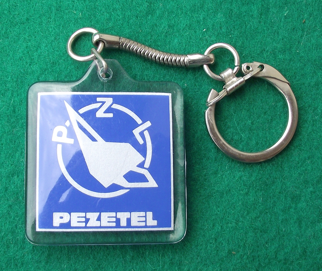 Rare Vintage PZL Poland Polish State Aircraft Factory Manufacturer Aviation Keyring