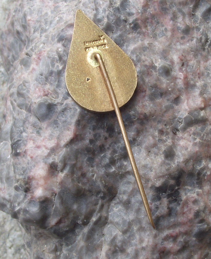 1962 OK Czechoslovakia Ham Radio Amateur Wireless DX Contest Pin Badge