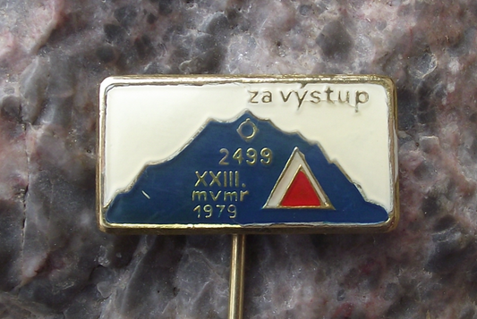 1979 MVMR 23rd International Ascent of Rysy Mountain Pin Badge