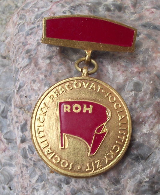 Vintage Local Socialist Worker Lifestyle Award Trade Union ROH Medal
