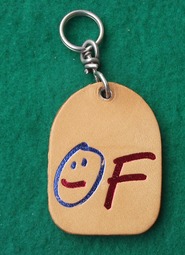Vintage Obcanske Forum Vaclav Havel Czech Democracy OF Hand Made Key Ring