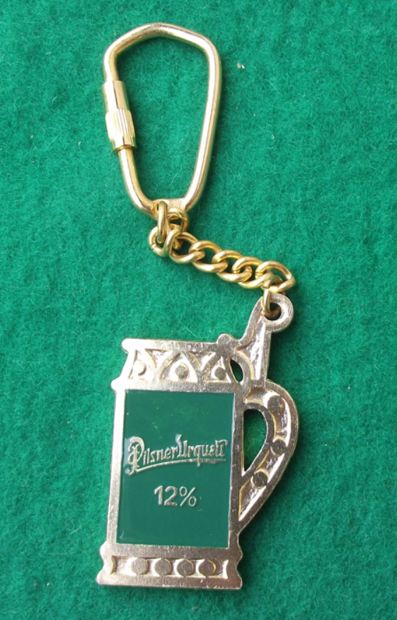 Vintage Pilsner Urquell 12% Brewery Beer Tankard Original Czech Pils Key Ring