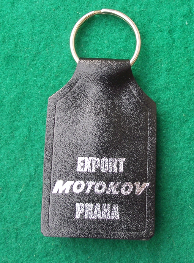 Vintage PAL Brisk Motokov Czechoslovakia Spark Plug Company Key Ring