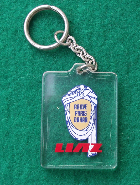1985 Paris Dakar Rally Liaz Trucks Arab Sahara Turban Tuareg Logo Key Ring