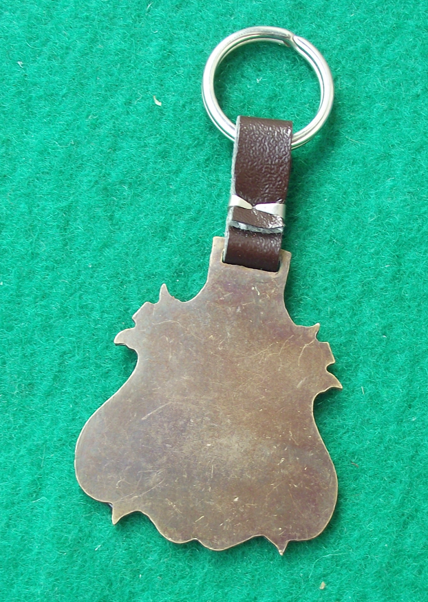 Vintage Pilsner Urquell Brewery Original Czech Pils Beer Ornate Crest Key Ring