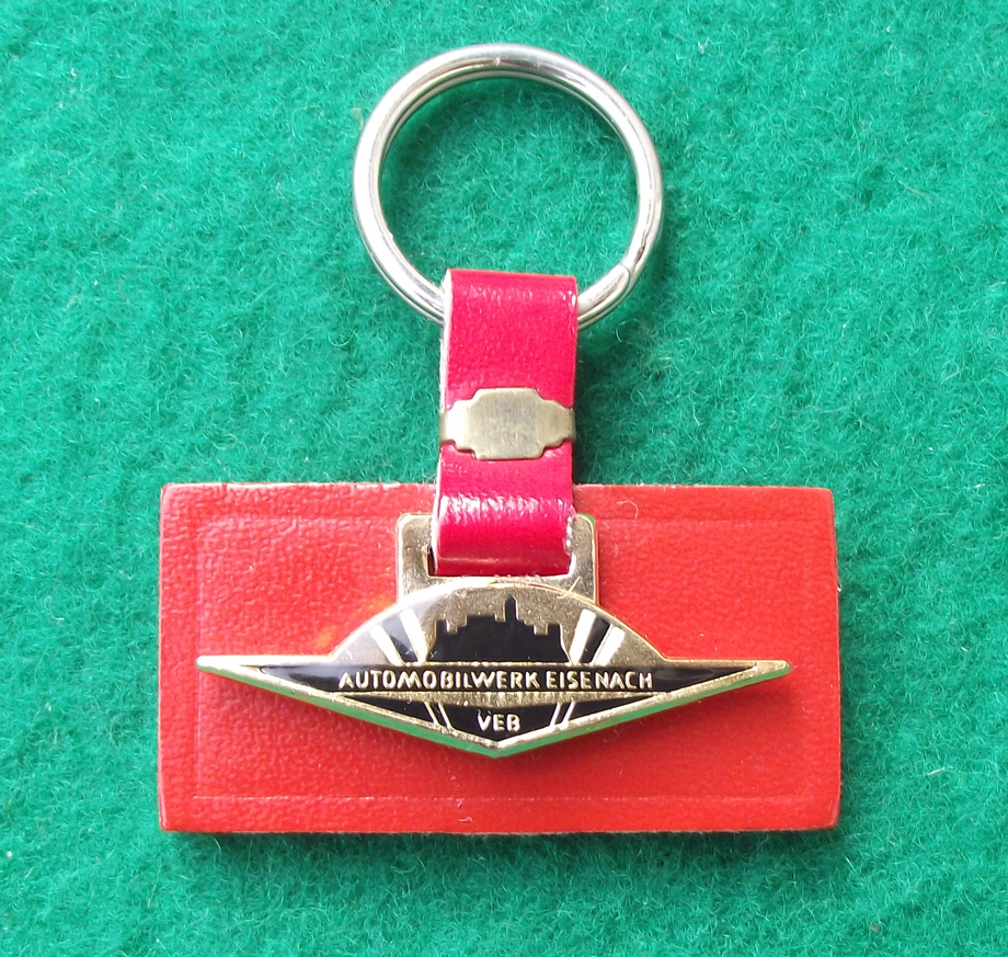 Vintage Wartburg East Germany Automobilwerk Eisenach VEB Cars Automotive Key Ring