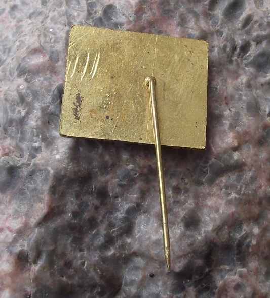 1981 Czechoslovakia Communist Party KSC Ostrava 16th Party Conference Pin Badge