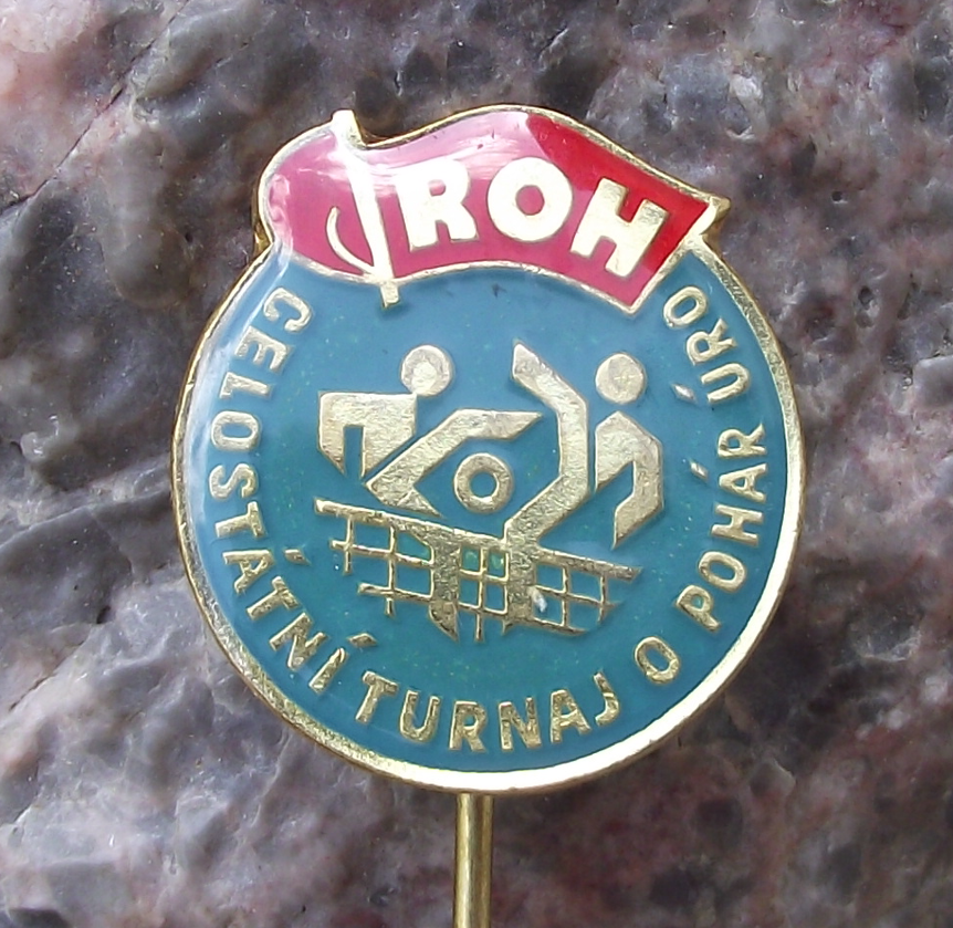 Vintage Trade Union ROH All State Futnet Foot Tennis Nohejbal Sports Event Pin Badge