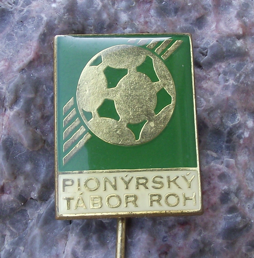 Vintage Czech Pioneer Pionyr Youth Camp ROH Vintage Czech Pioneer Pionyr Youth Camp ROH Football Soccer Pin BadgePin Badge (Copy)