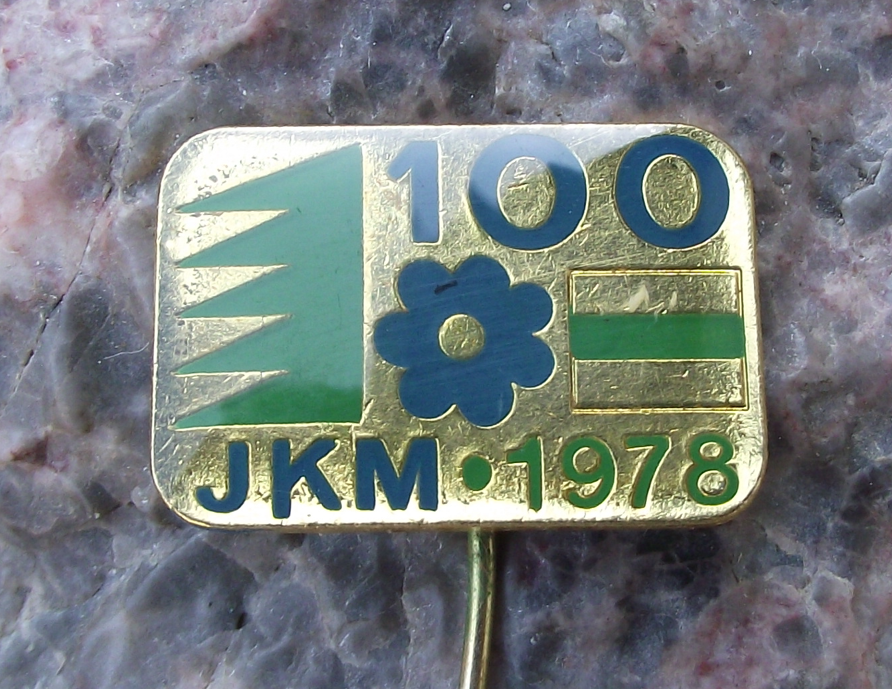 1978 100 km Kilometres Spring Walk National Walking Event Jarní kilometry Pin Badge