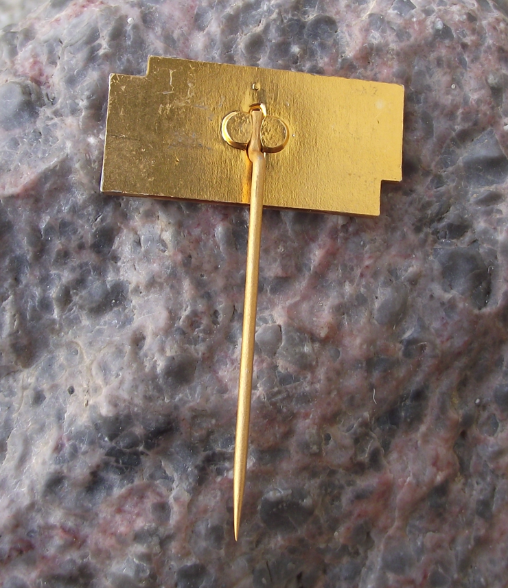 1965 Czech 3rd Spartakiad Mass Gymnastics Regional Event Litomerice Pin Badge