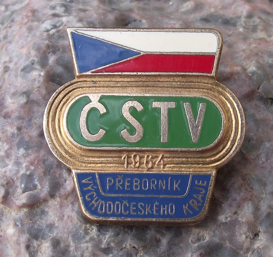 1964 CSTV Eastern Czechoslovakia State Sports Association Champions Pin Badge