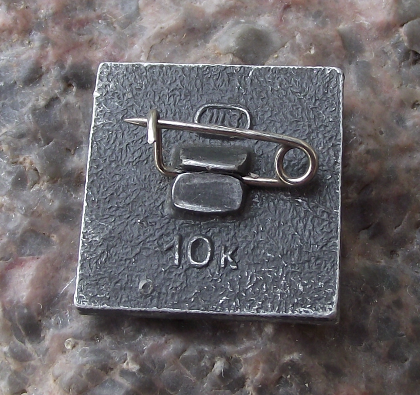 Vintage Soviet VDNKh Space Rocket Badge USSR CCCP Kosmos Souvenir Metal Pin