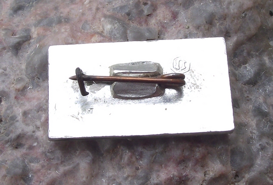 Vintage Soviet Peace Labor Freedom Equality Brotherhood Happiness Pin Badge