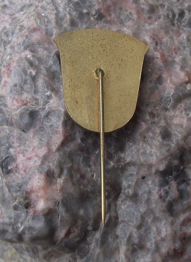 Vintage Zoopark Hodonin Stick Pin Badge Czech Retro Enamel Ram Souvenir
