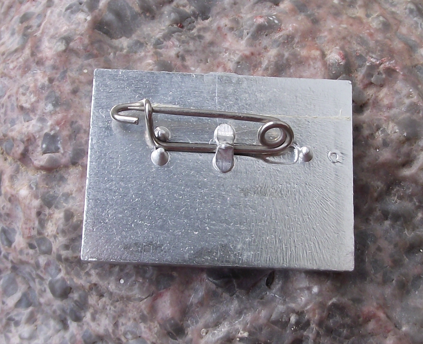 1968 German DDR GDR 19th Anniversary East Germany Pin Badge
