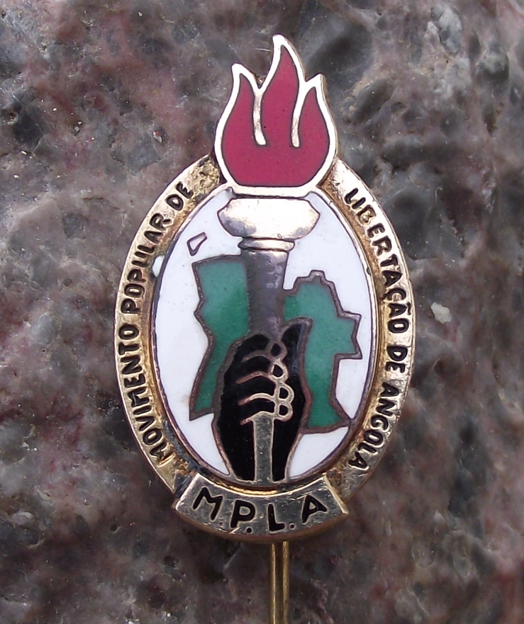 Vintage MPLA People's Movement for the Liberation of Angola Africa Pin Badge