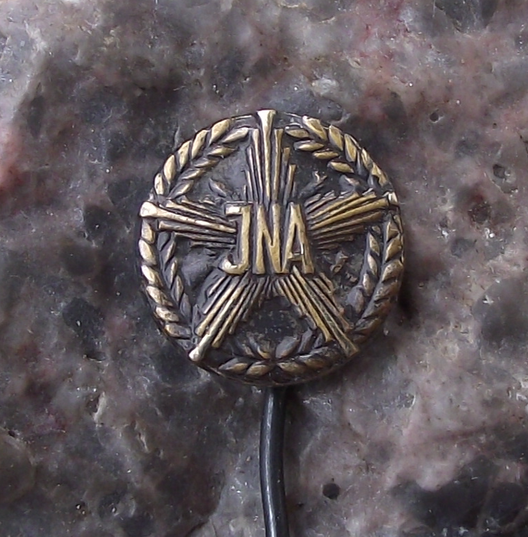 Vintage JNA Yugoslav People's Army Five Pointed Star Crest Pin Badge