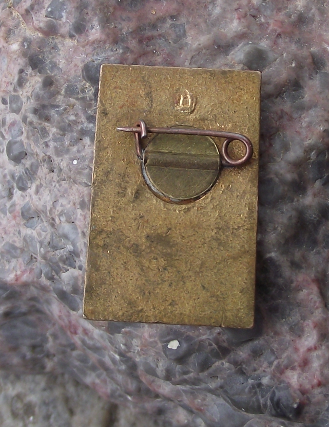 1957 Soviet Union Stalingrad Youth Festival WFDY Pin Badge