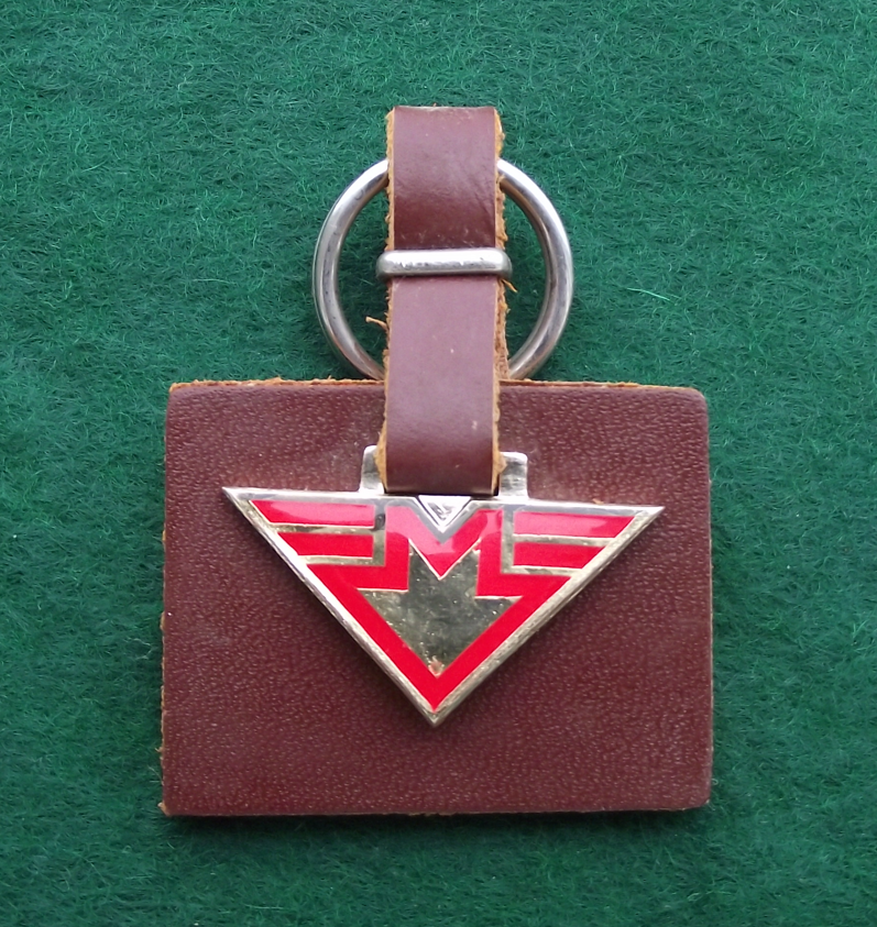 Vintage Czech Metro Underground Train Official M Logo Keychain Keyring