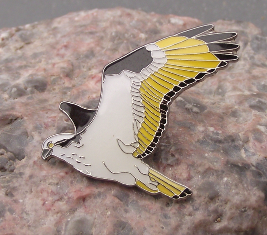 Osprey Sea Eagle Wildlife Protection Enamel Bird Raptor Brooch Pin Badge