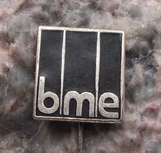 Vintage BME Buromaschinen DDR East German Electronics Export Pin Badge