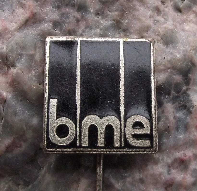 Vintage BME Buromaschinen DDR East German Electronics Export Pin Badge