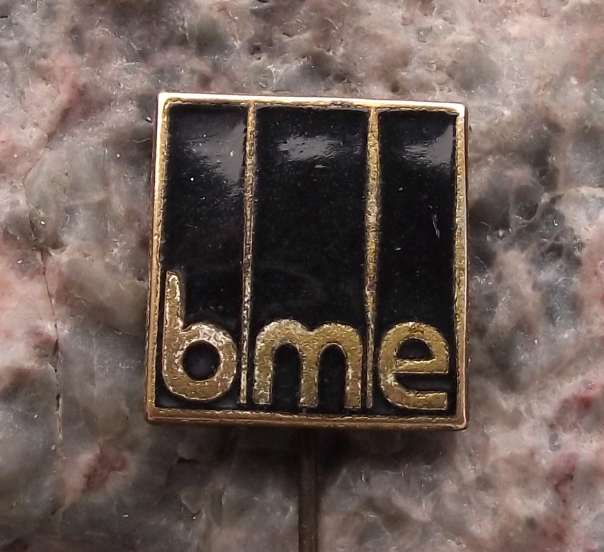 Vintage BME Buromaschinen DDR East German Electronics Export Pin Badge