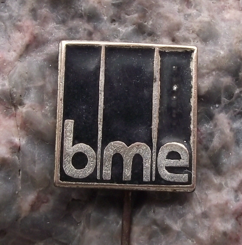 Vintage BME Buromaschinen DDR East German Electronics Export Pin Badge