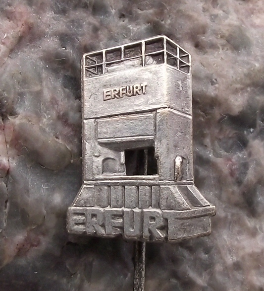 Vintage Erfurt East German Industrial Trimming Press Engineering Pin Badge - Badgecrazy