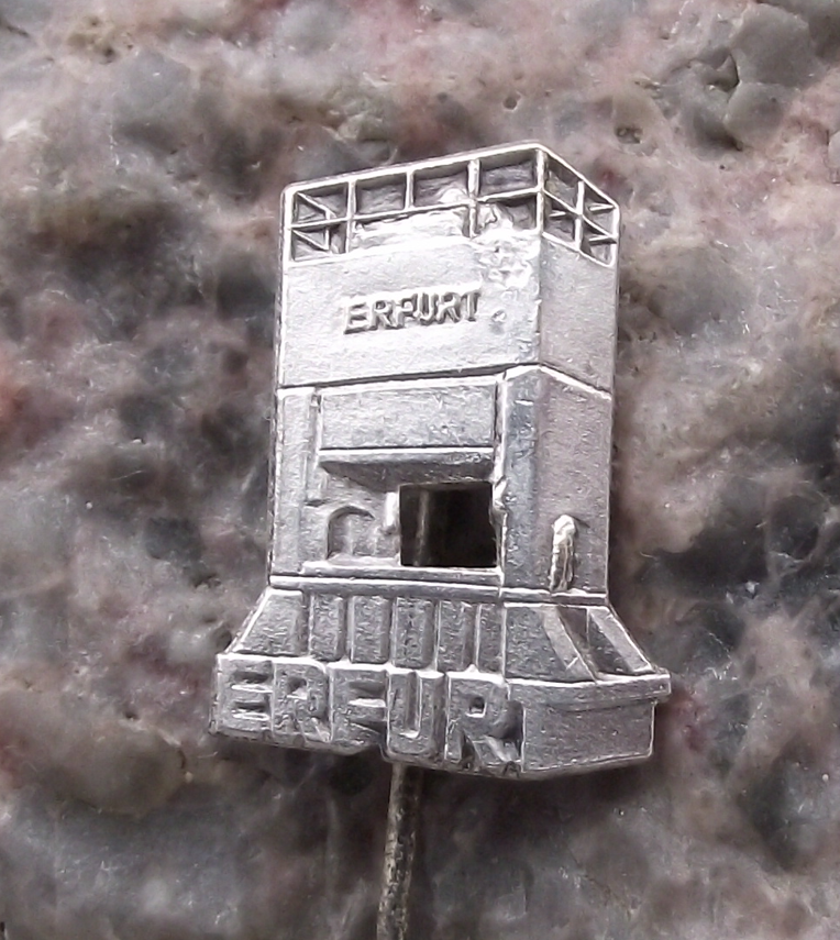 Vintage Erfurt East German Industrial Trimming Press Engineering Pin Badge