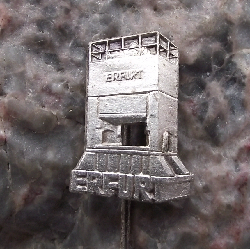 Vintage Erfurt East German Industrial Trimming Press Engineering Pin Badge