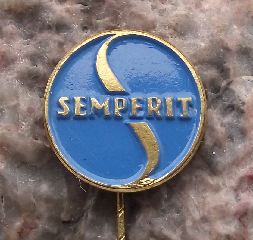 Vintage German Semperit Racing Tyres Tires Rubber Products Firm DDR Pin Badge