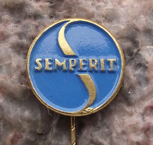 Vintage German Semperit Racing Tyres Tires Rubber Products Firm DDR Pin Badge