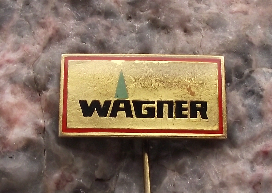 Vintage Wagner Surface Painting Liquid Specialist Covering Powder Paint Pin Badge