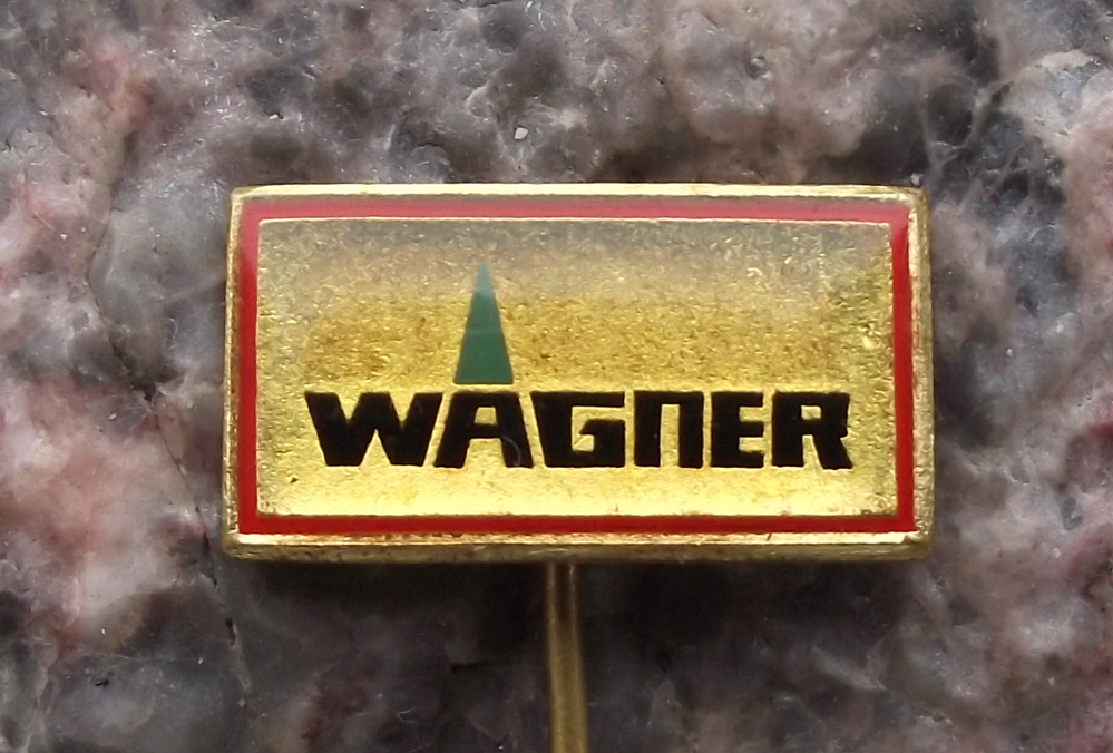 Vintage Wagner Surface Painting Liquid Specialist Covering Powder Paint Pin Badge