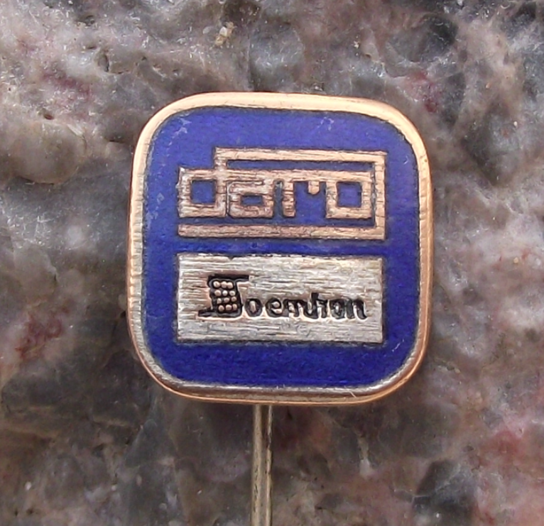 Vintage Daro Soemtron East German DDR GDR Printing Calculators Pin Badge