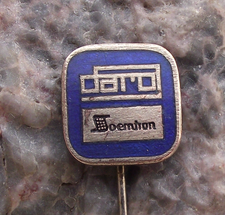 Vintage Daro Soemtron East German DDR GDR Printing Calculators Pin Badge