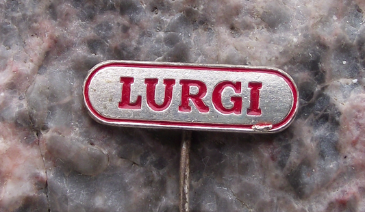 Vintage Lurgi German Engineering Construction & Chemical Process Pin Badge - Badgecrazy