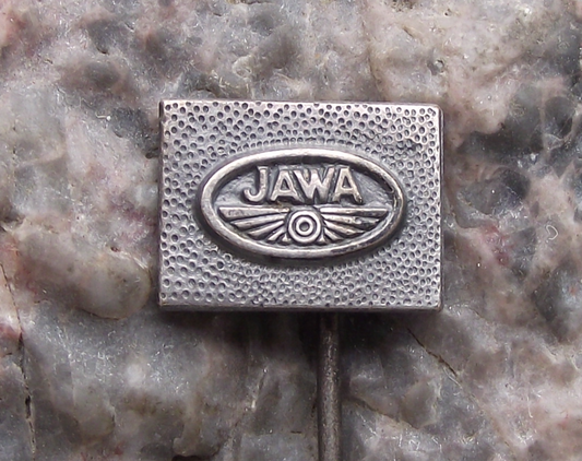 Vintage Jawa Motorbikes Motorcycle Firm of Czechoslovakia Company Logo Pin Badge