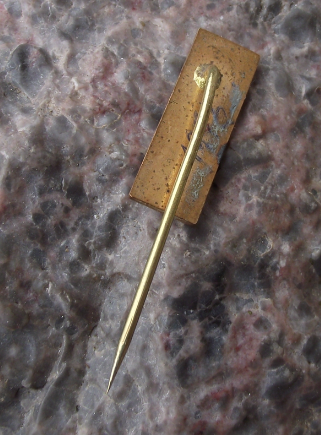 Vintage SCSP Praha Prague Pin Draped Czech Russian Flags Pin Badge - Badgecrazy