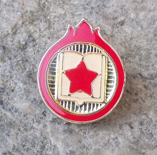 Vintage Pioneer Youth Association Czech Jiskra Spark Children's Pin Badge