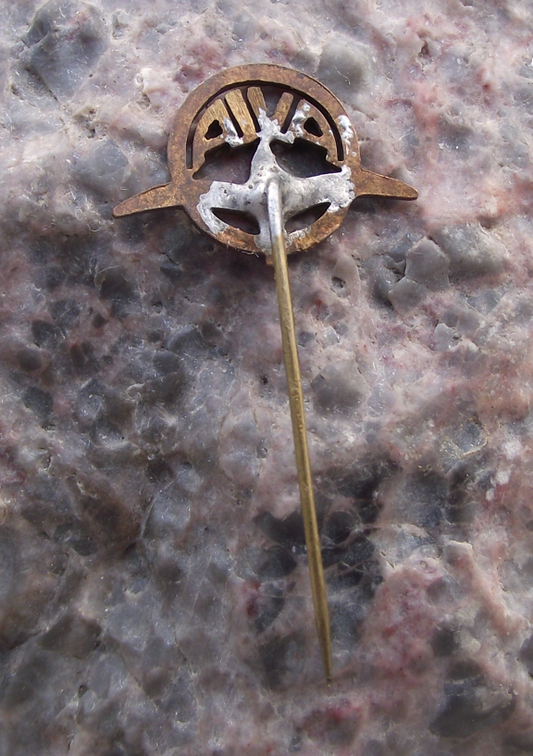 Rare AVIA Czech Aviation Aircraft Truck Company Sea Bird Cutaway Logo Pin Badge - Badgecrazy