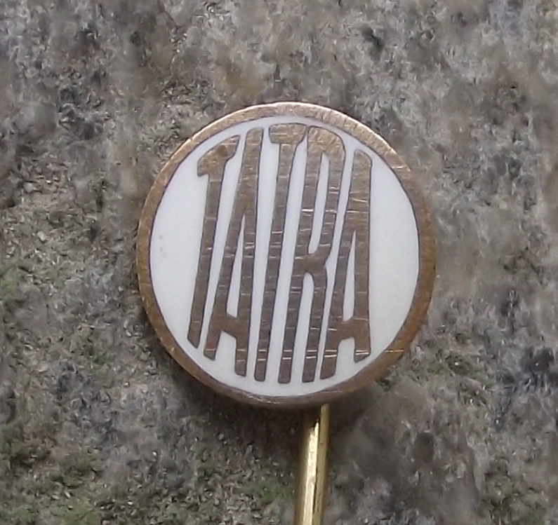 Vintage Tatra Car & Truck Maker Czech Motor Vehicle Advertising Logo Pin Badge - Badgecrazy