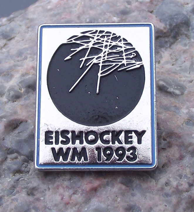1993 World Mens Ice Hockey Championships Munich Dortmund Germany Pin Badge - Badgecrazy