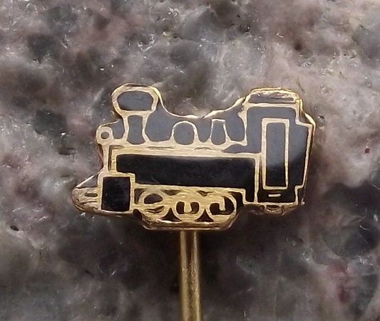 Czechoslovakia Railway CSD Train 0-3-0 Steam Engine Rail Souvenir Pin Badge