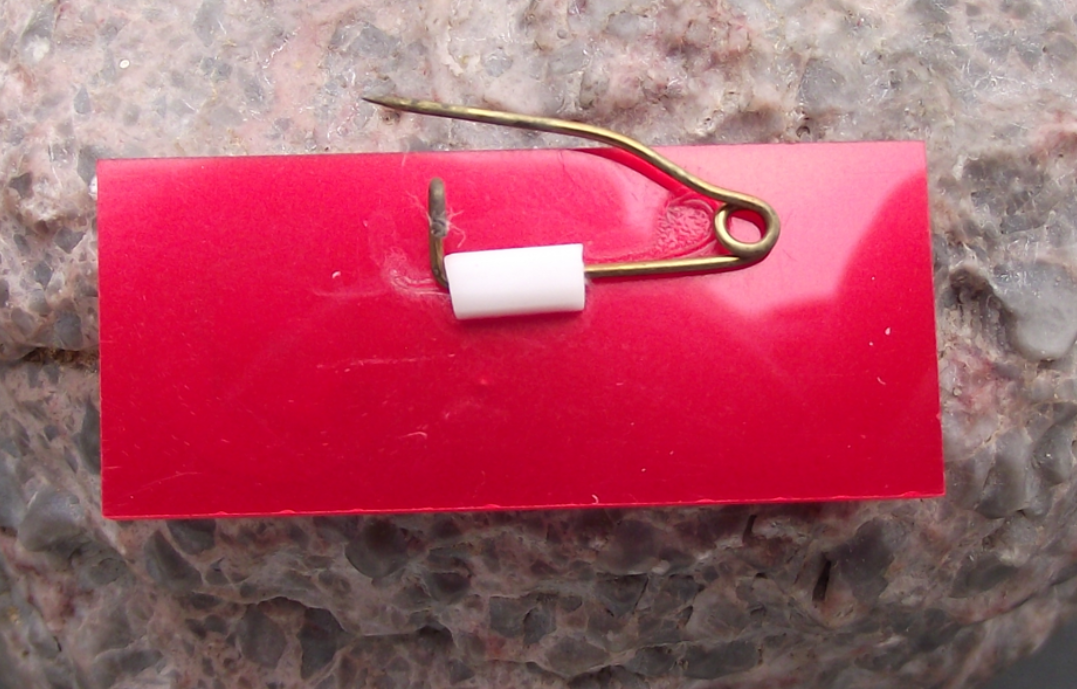 1967 Chairman Mao Communist China 18th National Anniversary Pin Badge