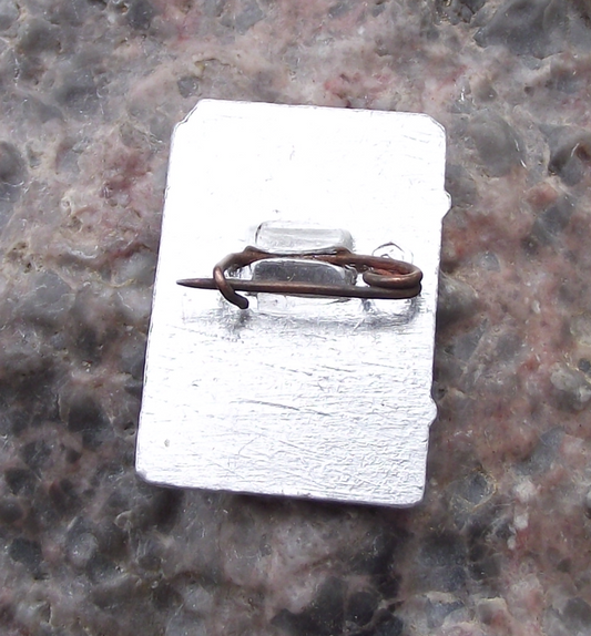 Vintage Alexander A I Herzen Soviet Writer Intellectual Socialist Pin Badge