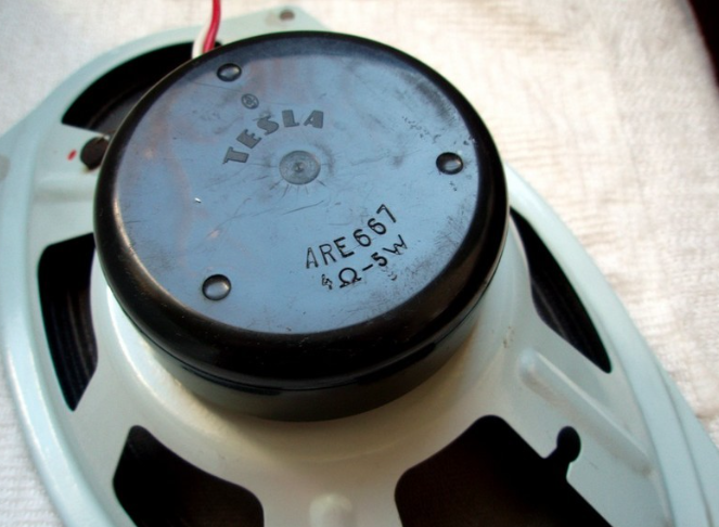 Vintage Tesla Electronics ARE 667 Loudspeakers Pin Badge